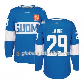 Finland Hockeydrakt Patrik Laine 29 World Cup i ishockey 2016 Blå Premier - Herre
